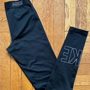 Nike Black Sparkle Leggings / Tights